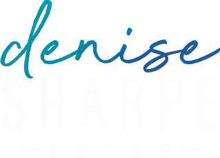 Denise Sharpe Style Logo White